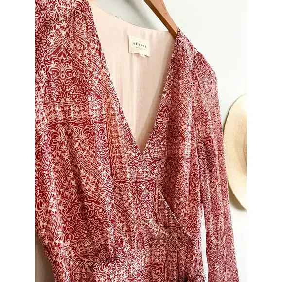 Sézane | Sezane | Noemia Mosaic Long Sleeve Dress | Fr Sz 36 / US Sz 4 - Picture 5 of 11